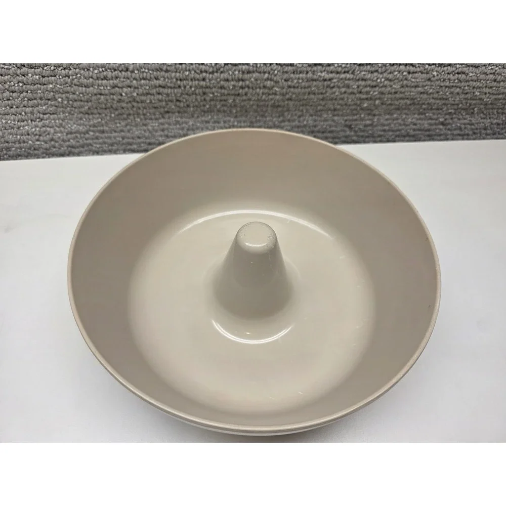 Anchor Hocking Microware Ring Mold Pan Beige PM459-TI 9 Inch Round USA Made‎